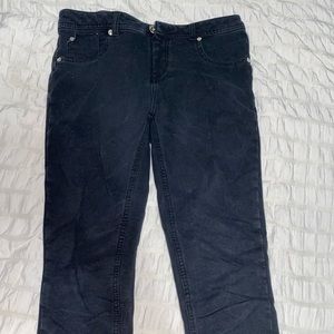 Girls Justice Black Jeggings Juniors 16